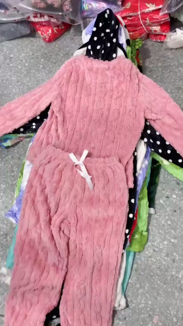 法兰绒睡袍睡衣睡袋，