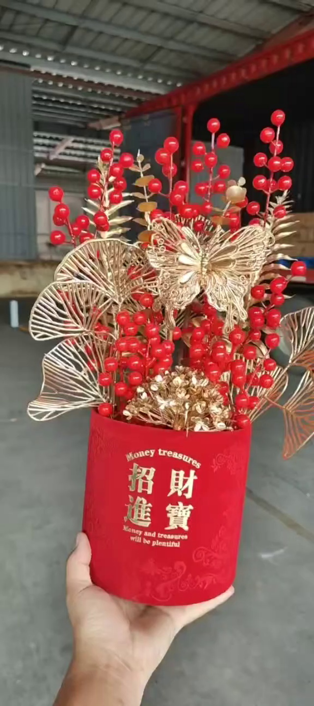 摆件防真花独立包装。