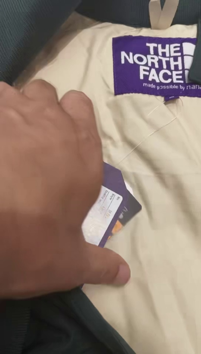 北家紫标羽绒几百件清