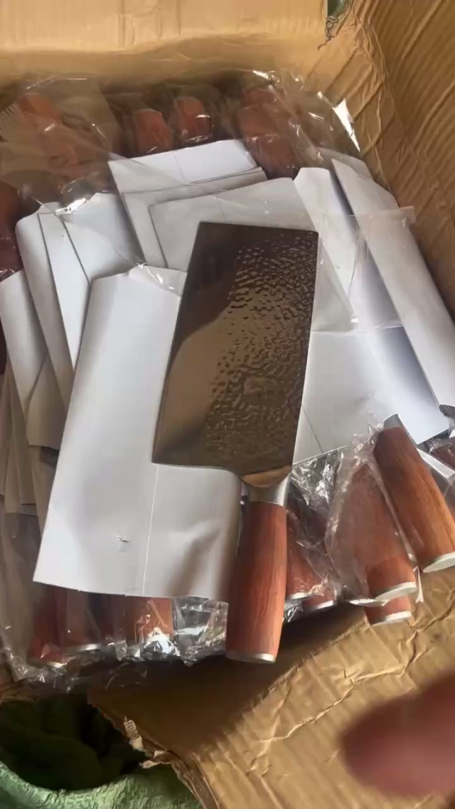高端花梨木双钢头手柄